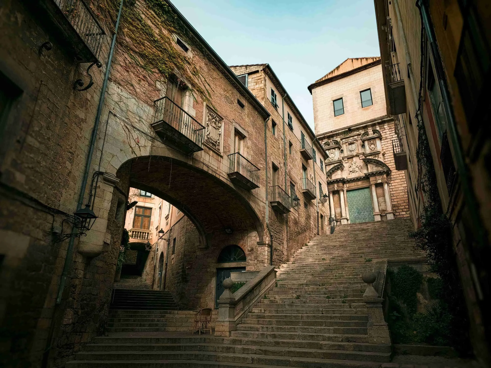 Mapa turístico de Girona con puntos de interés